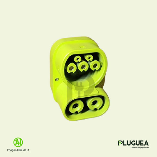 Adaptador CCS1 a CCS2 AC/DC | TESLA, BYD, MG, Chery, GAC y Zeekr
