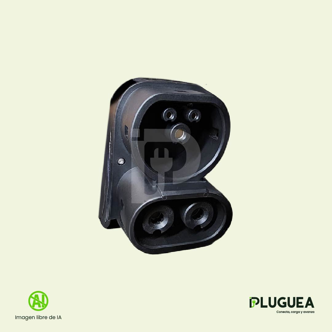 Adaptador CCS1 a CCS2 solo carga rápida DC | BYD, MG y Zeekr