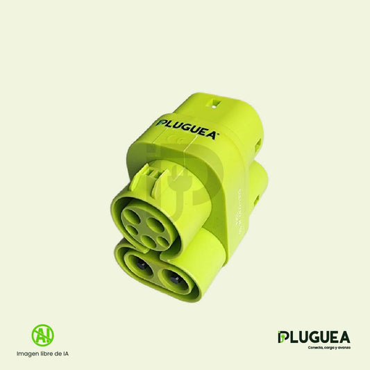 Adaptador CCS1 a CCS2 AC/DC | TESLA, BYD, MG, Chery, GAC y Zeekr