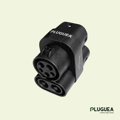 Adaptador CCS1 a CCS2 solo carga rápida DC | BYD, MG y Zeekr