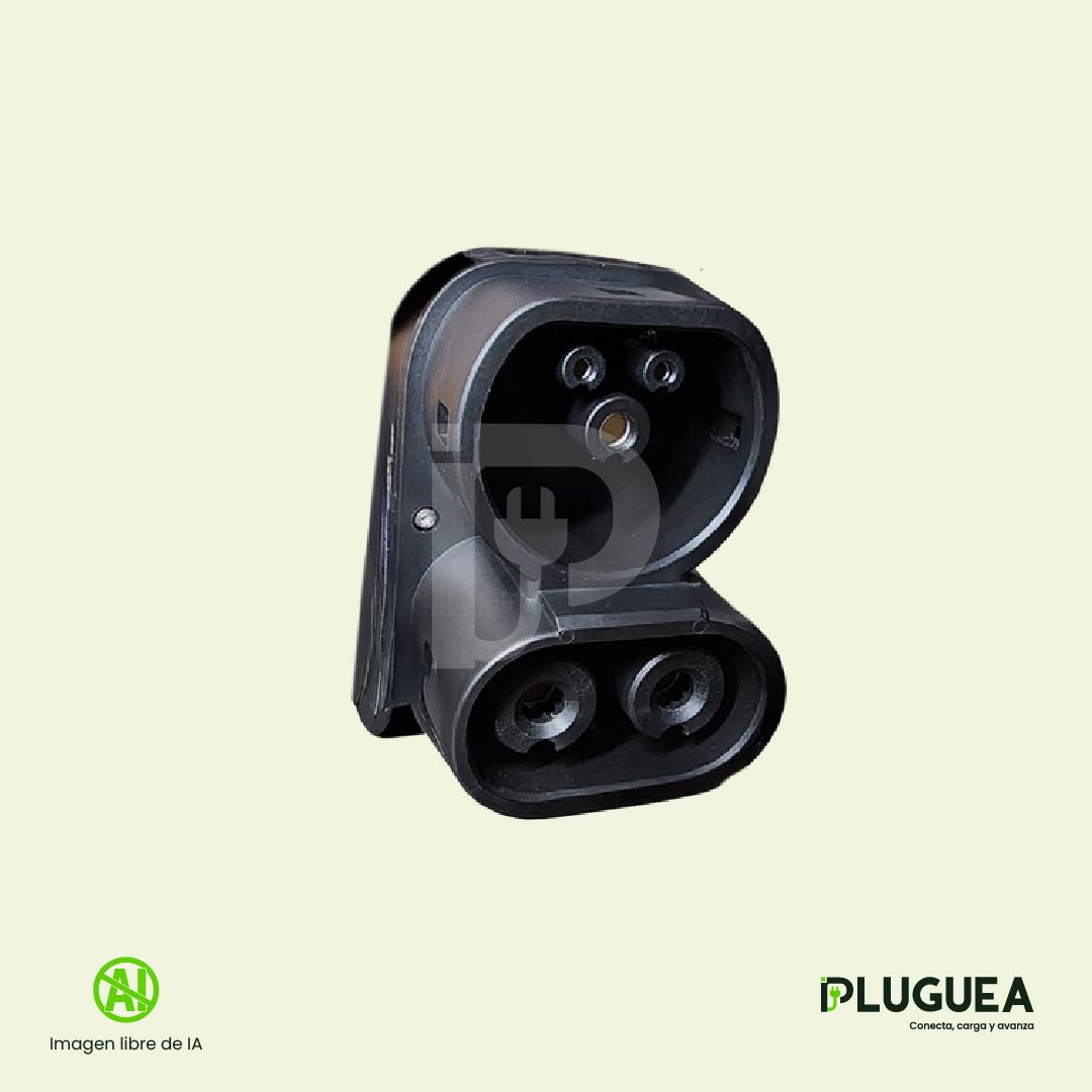 Adaptador CCS1 a CCS2 solo carga rápida DC | BYD, MG y Zeekr