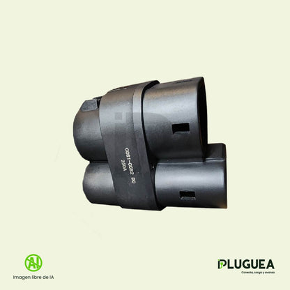 Adaptador CCS1 a CCS2 solo carga rápida DC | BYD, MG y Zeekr